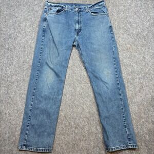 Levi's Jeans Men's Size W36 L30 Medium Wash Straight Leg Mid Rise Denim Pants